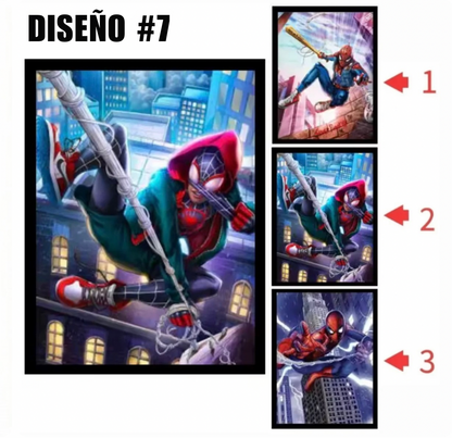 Cuadro 3D Super Hero
