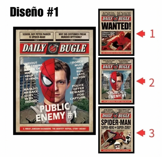 Cuadro 3D Super Hero